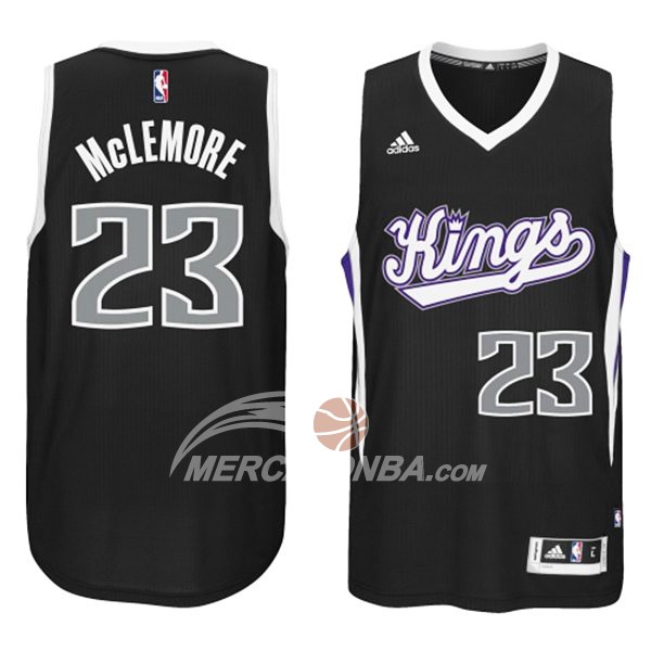 Maglia NBA Mclemore Sacramento Kings Negro